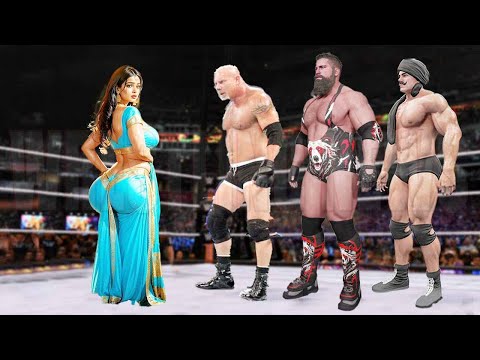 Rosey vs Dara Singh Goldberg Grayson Grix Lee Match