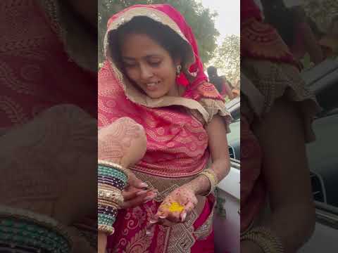 Pahli baar parchwan kia #richadixit #wedding