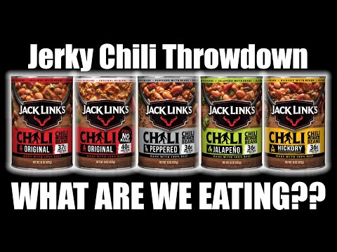 Jack Link's Jerky Chili Five Can Throwdown - WHAT ARE WE EATING?