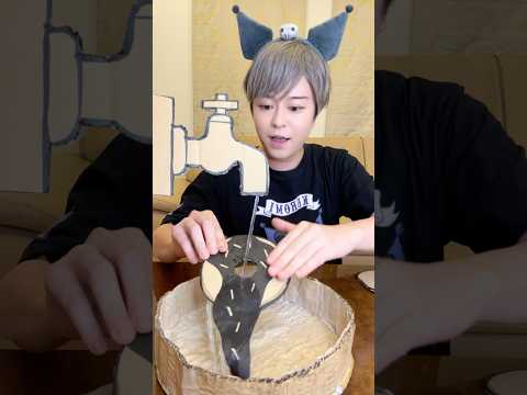 WASH CARDBOARD DOUGHNUTS！#asmr