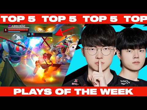 FAKER vs DEFT! T1 VS KT! | Top 5 League of Legends Plays