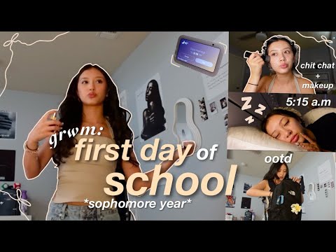 GRWM FIRST DAY OF SCHOOL (sophomore)