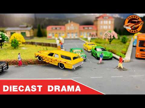 Diecast Mayhem! Police & Heavy Vehicles Clear Huge Crashes | DIY 1/64 Diorama