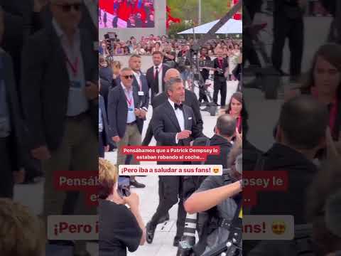 ¡Cuando Patrick Dempsey se saltó el protocolo para hacer esto!🤩  #actorescine #alfombraroja