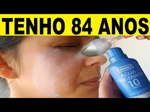 MAMÃE AOS 84 NÃO TEM RUGA -ELA PASSA AGUA OXIGENADA NA RUGA E DORME,SOME TUDO