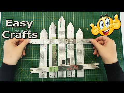 DIY Key Holder from Newspaper! | Easy & Stylish Home Craft