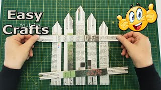 DIY Key Holder from Newspaper! | Easy & Stylish Home Craft
