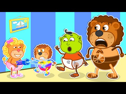 No No! Witch Turns Little Lion into A Chocolate Kid 🍒 Lion Family | Cartoon for Kids