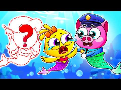 Baby Mermaid Got Lost | Rescue the Mermaid | Who Took My Mermaid Away? Safety Songs by Lamba Lamby