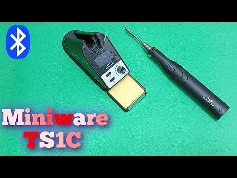 Bluetooth Miniware TS1C Cordless Soldering Station.