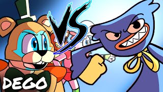 "NO NOS GANARÁS" RAP POPPY PLAYTIME VS FNAF - CANCIÓN DEGOBOOM (OFICIAL)