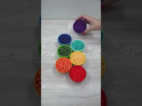 Colorful Beads Balls Oddly Satisfying Video #satisfying #beads #balls