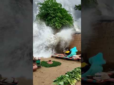 एक दिन ऐसा प्रलय आएगा,भयंकर आंधी तूफ़ान Cyclone 🌀 #tufan #toofan #cyclone #monsoon ASMR