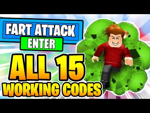 Roblox All Fart Attack Codes 07 2021 - fart attck roblox codes