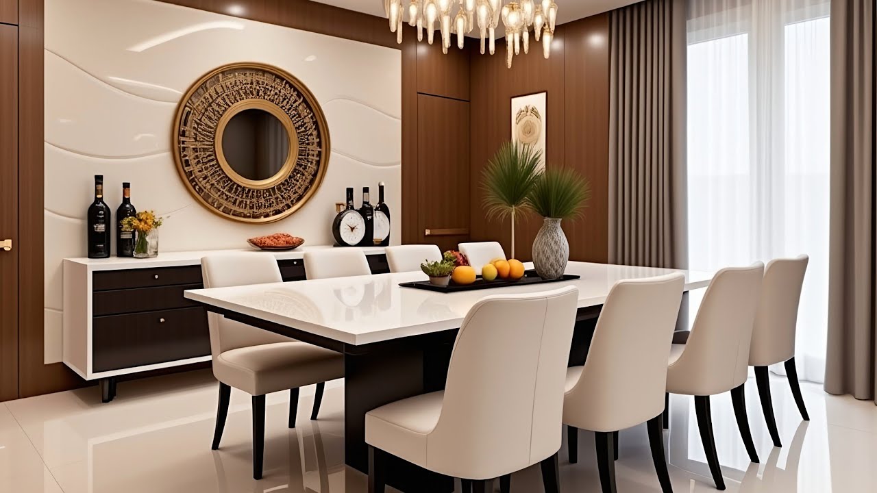 100 Stylish Modern Dining Room Design Ideas 2025 | New Wooden Dining Tables & Home Interior Trends