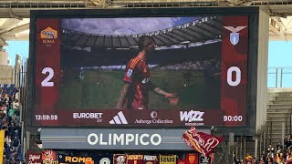 ROMA 2-0 LAZIO! STO GODENDO MALISSIMO! OHHHHHH SIETE VIVI SI ? LA CHAMPIONS È NELLE NOSTRE MANI!