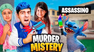 DESAFIEI O STITCH E A LILO NO MURDER MYSTERY 2 DO ROBLOX!! (Murder Mystery 2)