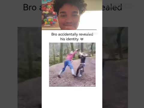 Bro accidentally revealed his identity 💀#funny #memes #relatable