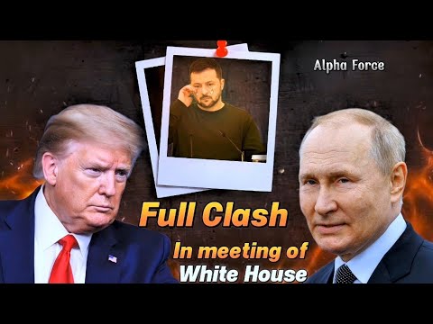 The Meeting of White House that turned into argument 🤯🤯|| Trump - Volodymyr Zelenskyy #geopolitics