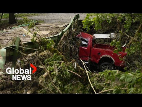 YouTube video thumbnail: West Virginia Flooding: At Least 6 Dead, 2 Still Missing After Torrential Downpour