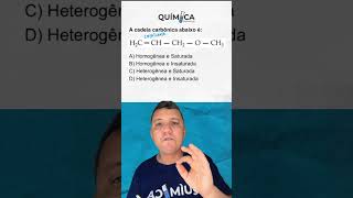 Cadeias Carbônicas #enem #chemistry #estudosenem #química