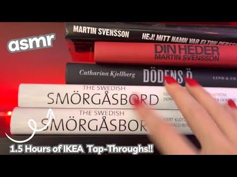 ASMR * 1.5 Hours of IKEA Tap-throughs! * Compilation* No Talking * ASMRVilla