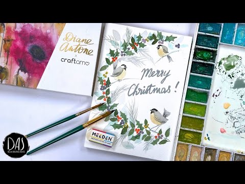 Chance to win the very last of my Craftamo brush sets - find out how HERE - PLUS chickadee tutorial!