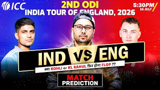IND vs ENG 2ND ODI 2026 | Dream11 Team Prediction | Pitch Report & Stats  By Kumar508