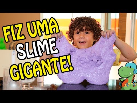 Fiz uma slime GIGANTE! | Vlog Gabriel Miller