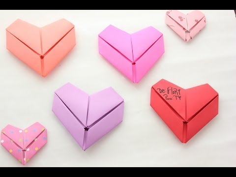 Cómo doblar tus cartas en forma de corazón - floritere - 2014