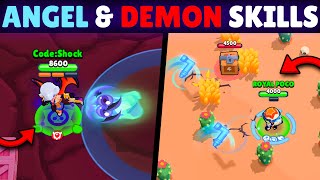 All Demonic & Angelic Skills Gameplay!! | Brawl Stars #AngelsvsDemons