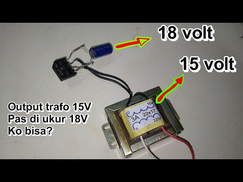 Setelah pemasangan dioda dan elco kenapa tegangan di trafo jadi naik? Simak videonya ‼️