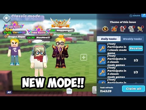 12 BGtuber In New Bedwars Classic Mode..!!!