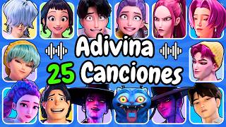 Adivina TODAS las CANCIONES Y PERSONAJES De LAS GUERRERAS K-POP😱❤️K-Pop Demon Hunters😍🎶Rumi💜Ginu🔥