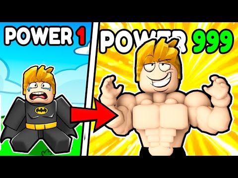 Noob VS Super Hero Training Simulator