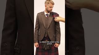 How To Wear A Fly Plaid - Featuring @scotlanduncovered  #kilt #scotland #tartan