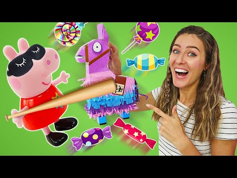 ¡Celebramos el cumpleaños de Peppa! Vídeo de juguetes de la Guardería Infantil.