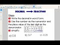 Converting Between Fractions, Decimals, and Percents