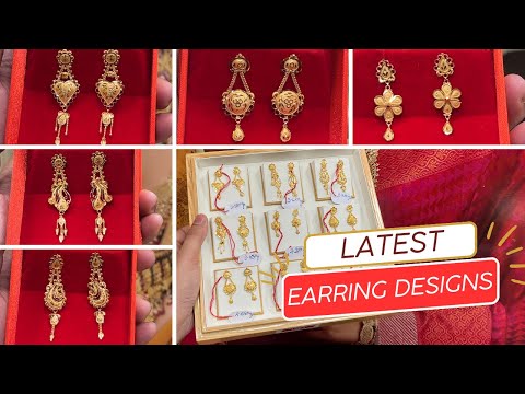 Latest Gold Earrings design 2024 || Jupiter Gems & Jewellers #goldjewellery #golddesigns  #viral