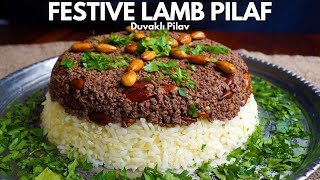 The Ultimate Turkish RICE PILAF with SPICED LAMB - Duvakli Pilav