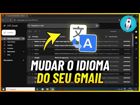 Como Deixar o GMAIL em PORTUGUÊS 2025 - Mudar IDIOMA