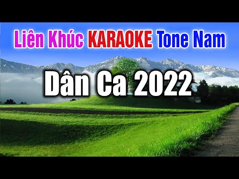 Liên Khúc Karaoke Cha Cha Dân Ca Chọn Lọc Mới Toanh 2022 – Hát Sướng Luôn