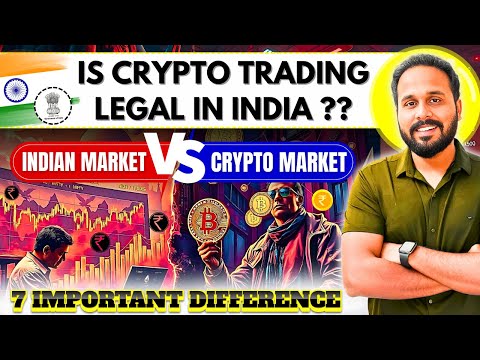 Indian Market VS Crypto Market | Crypto Trading Complete Guide for Beginners