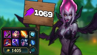 When you reach 1000+AP… EVELYNN just oneshots with one spell