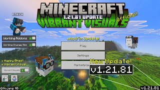 Minecraft 1.21.81 Official Version Released | HotFix Latest Update | RTH CH