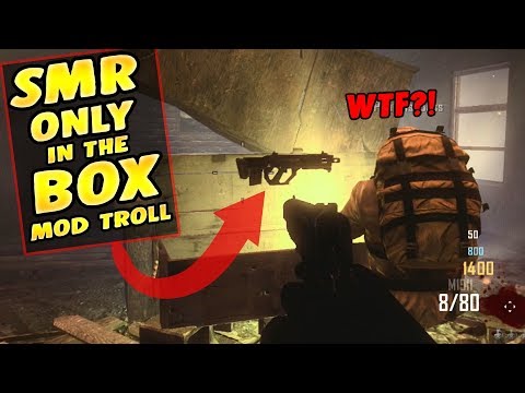 SMR ONLY IN THE MYSTERY BOX MOD!! (Zombie Mod Trolling!)