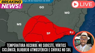 NATAL HISTÓRICO? 🔥 Calor extremo, recordes de temperatura e a previsão do tempo para o fim do ano