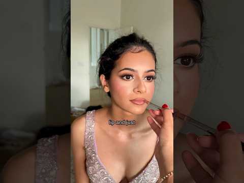 Bride wanted a “natural look” 🙌🏼 “Pearl” lashes from @NeetuJoshBeauty for this glam! #mua
