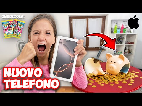 FIGLIACHIARA HA APERTO IL SALVADANAIO E VA A COMPRARE IL TELEFONO NUOVO...
