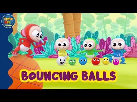 🧒🎼 BOUNCE BOUNCE BOUCE | BOUNCING BALLS | Sing Along | English Rhymes |